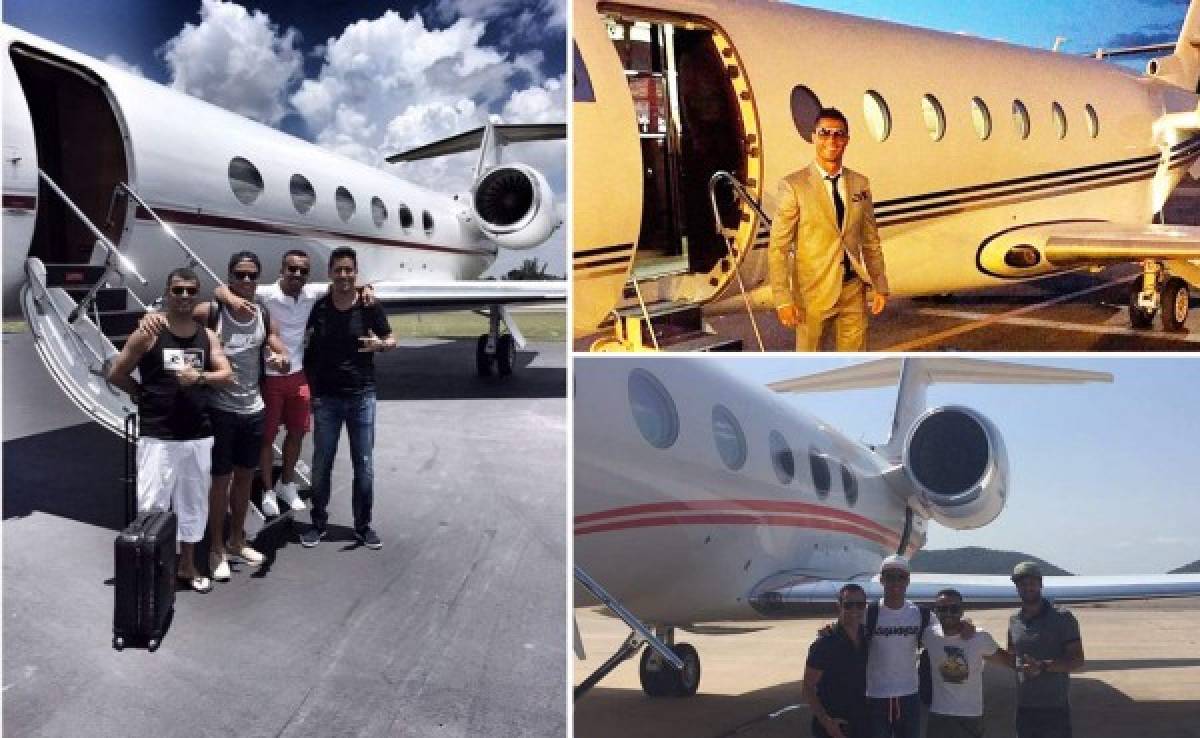El avión privado de Cristiano sufrió un accidente en el aeropuerto de Barcelona