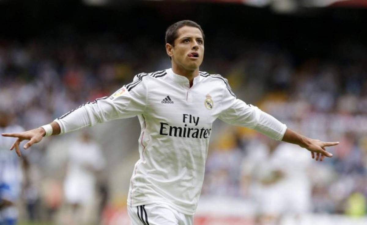 Chicharito Hernández ya celebra goles con el Real Madrid