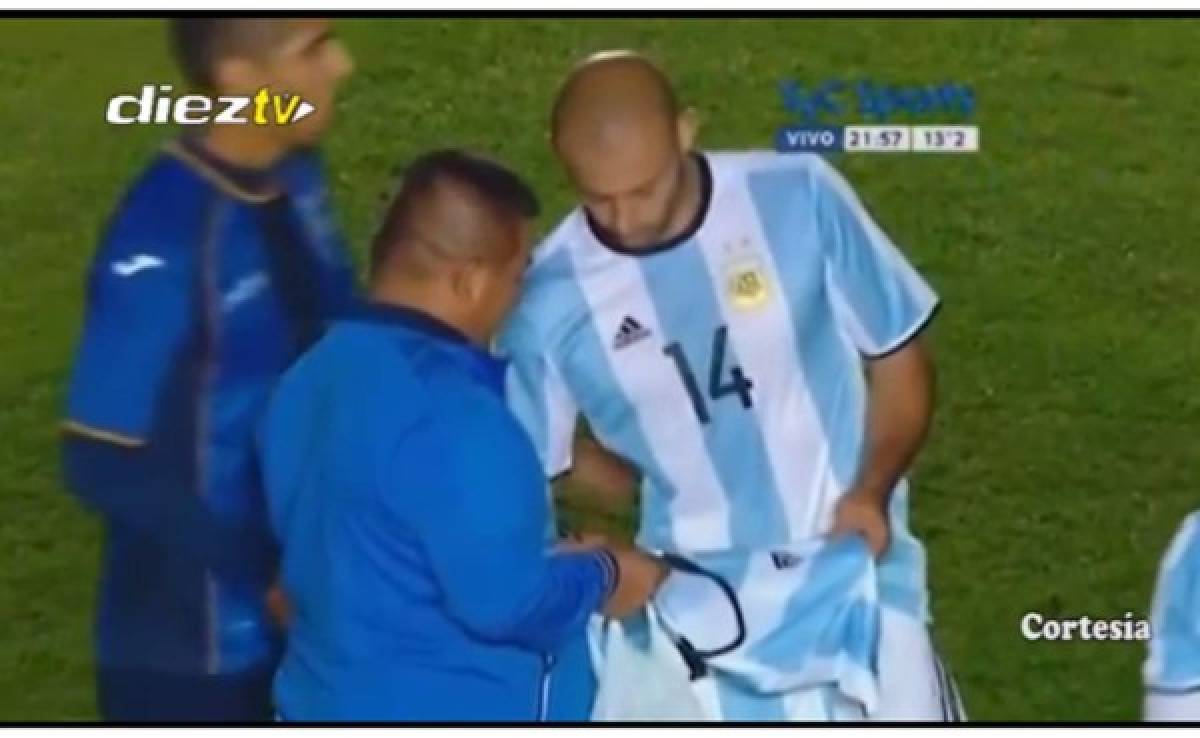 Utilero de Honduras le sacó provecho al amistoso contra Argentina