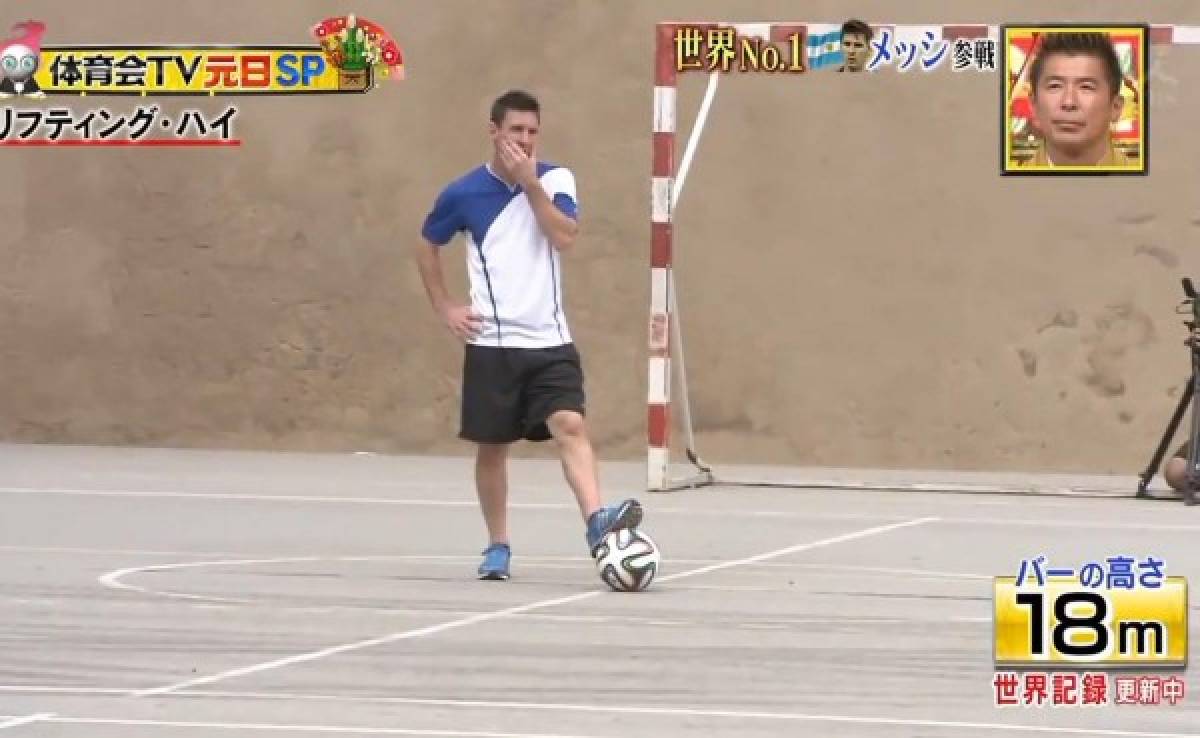 VIDEO: Lionel Messi supera nuevo reto de la TV japonesa