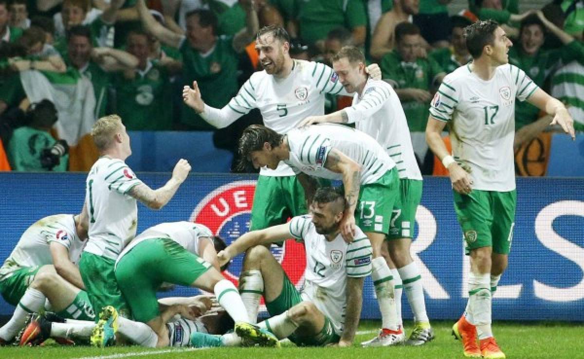 Irlanda sorprende 1-0 a Italia y se mete en octavos de la Eurocopa