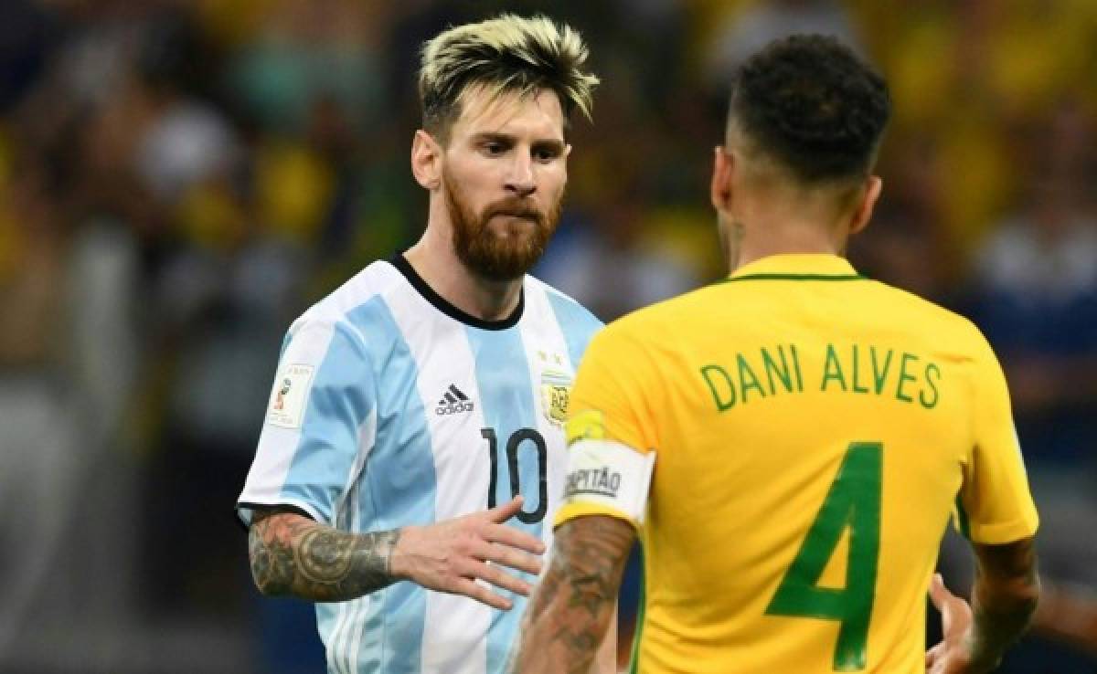 Dani Alves a Lionel Messi: 'Eres el mejor de todos'