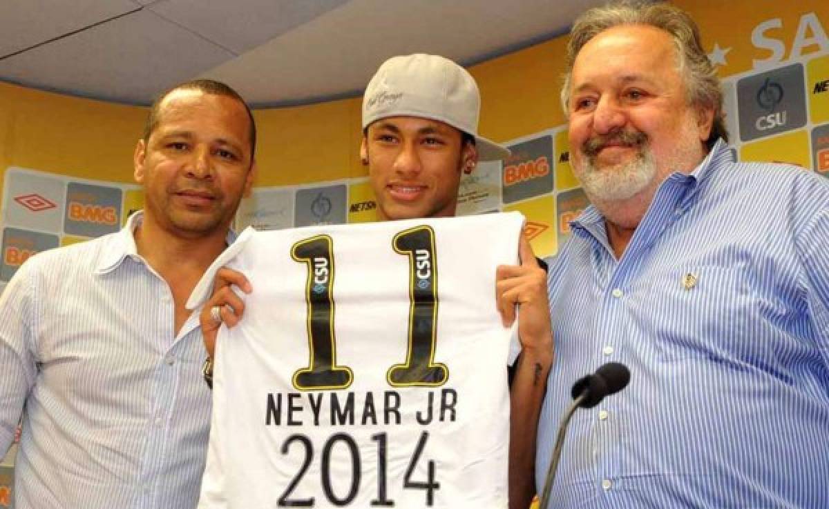 Justicia ratifica indemnización de expresidente de Santos al padre de Neymar