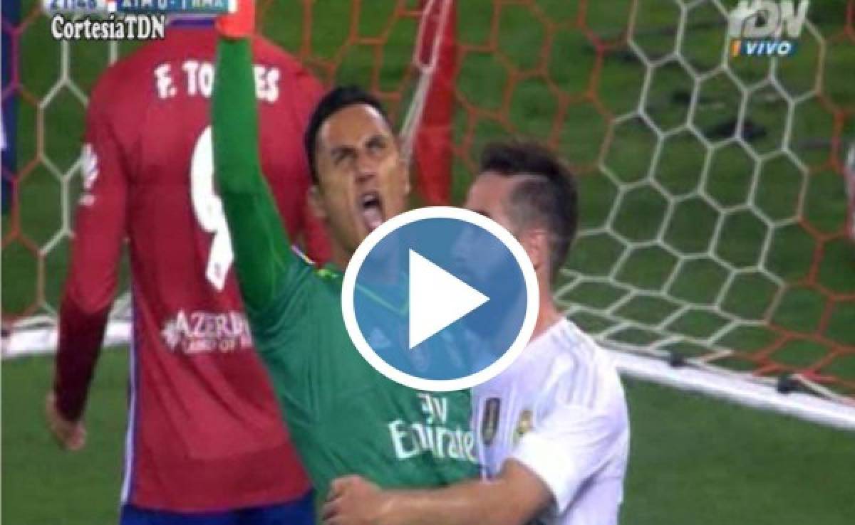 VIDEO: Keylor Navas se luce y con gran atajada mantiene ganando a Real Madrid