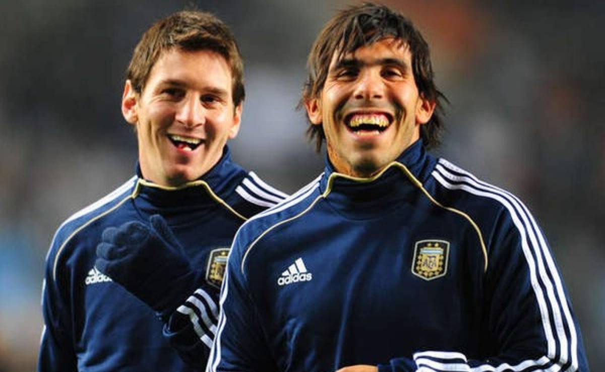Carlos Tévez desmiente mala relación con Messi