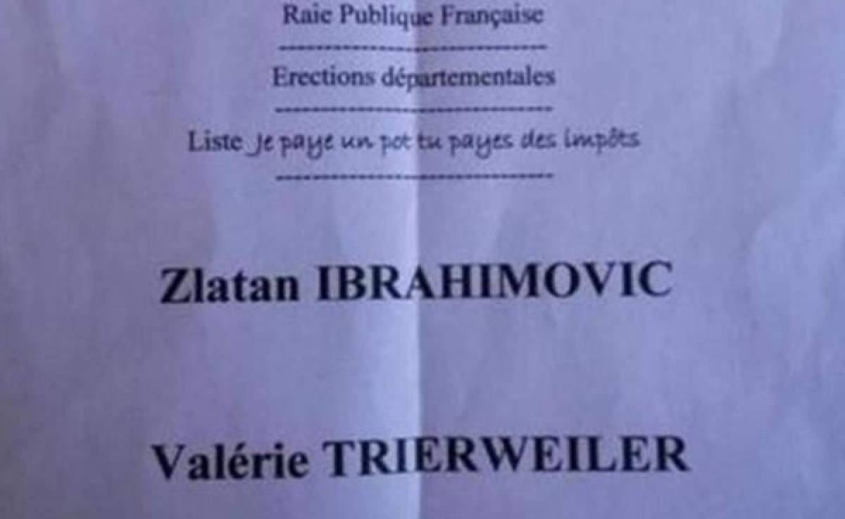 INSÓLITO: Votan por Ibrahimovic en elecciones de Francia