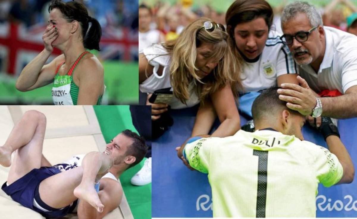Las imágenes más dramáticas que se han visto en los Juegos Olímpicos de Río 2016