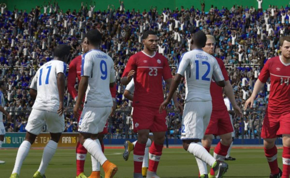 Emulan juego Honduras contra Canadá en el FIFA