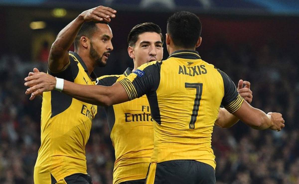 Arsenal logra un plácido triunfo ante el Basilea con doblete de Walcott