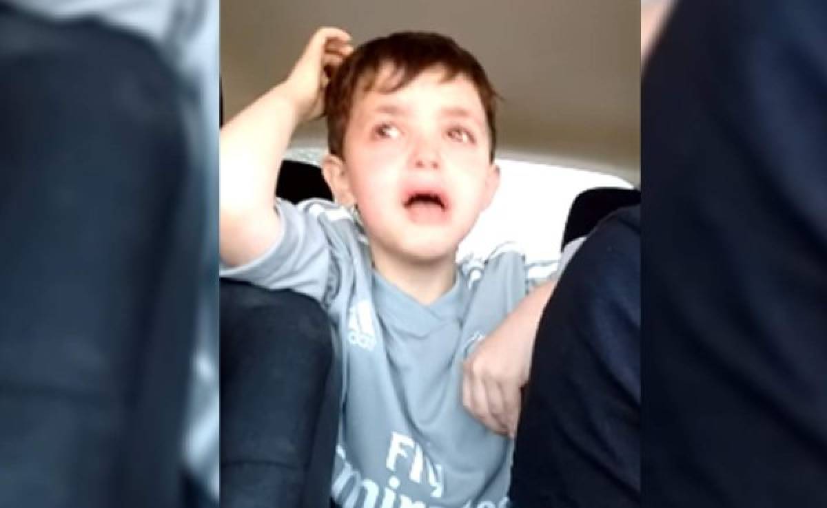 VIDEO: El desconsuelo de niño al que le hicieron un 'gol de caño'