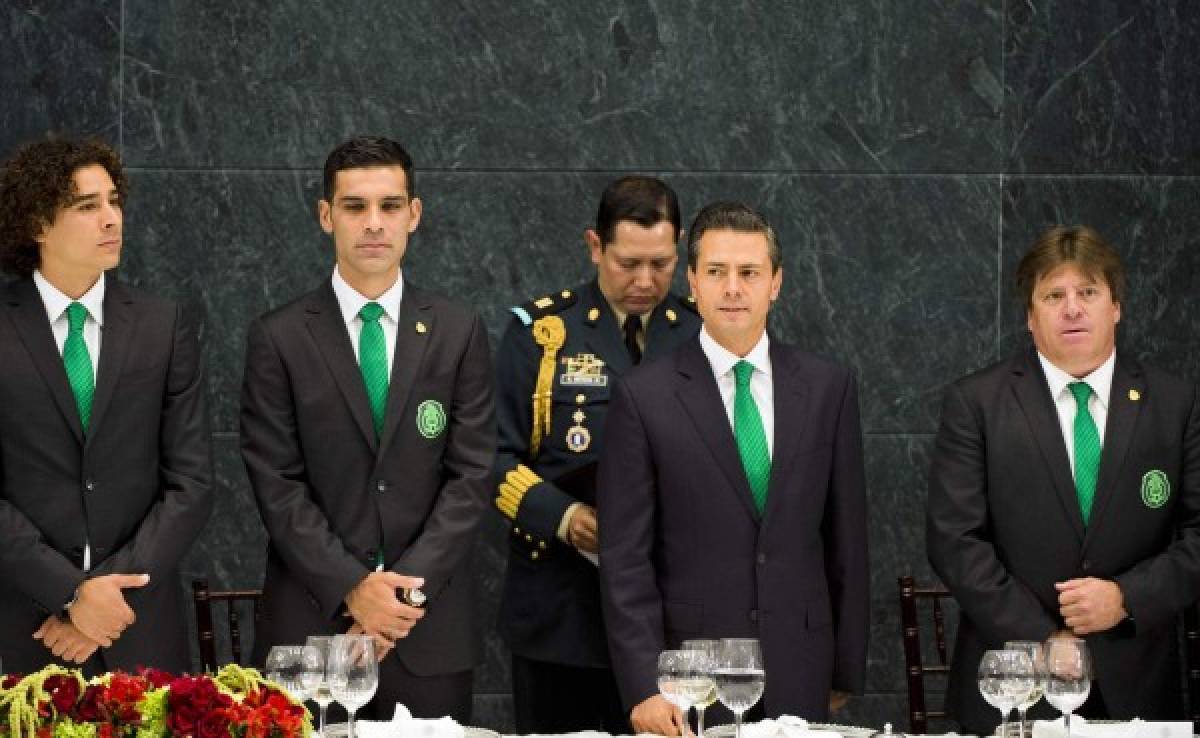 Selección mexicana es agasajada por su presidente