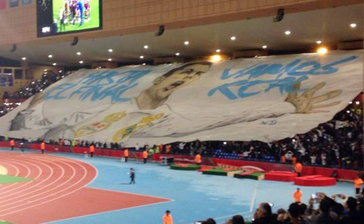 VIDEO: La enorme manta dedicada a Cristiano Ronaldo en Marruecos