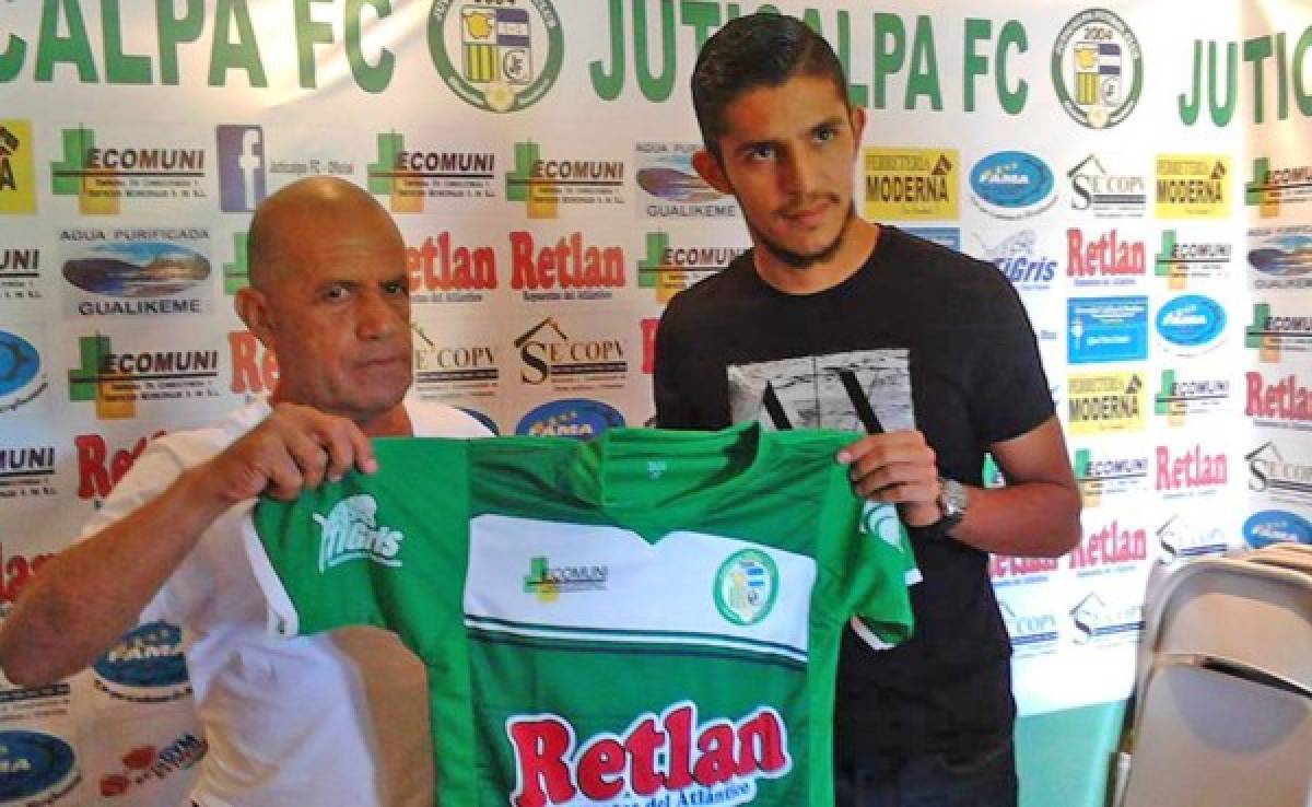 Juan Ramón Mejía, nuevo delantero del Juticalpa FC