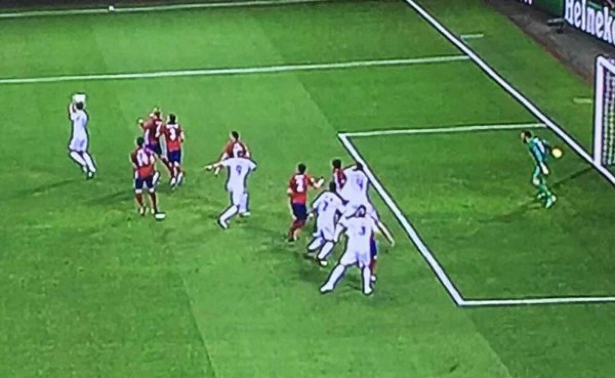 Así fue el gol de Sergio Ramos, Atlético pidió fuera de juego
