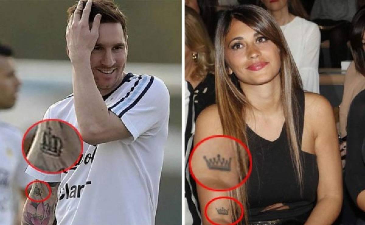 El romántico mensaje de Messi y Antonella Roccuzzo en sus brazos