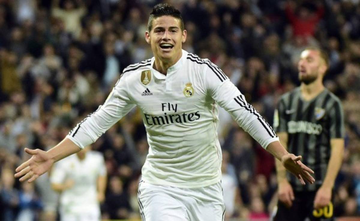 James Rodríguez fue el mejor del Real Madrid-Málaga, según Ancelotti