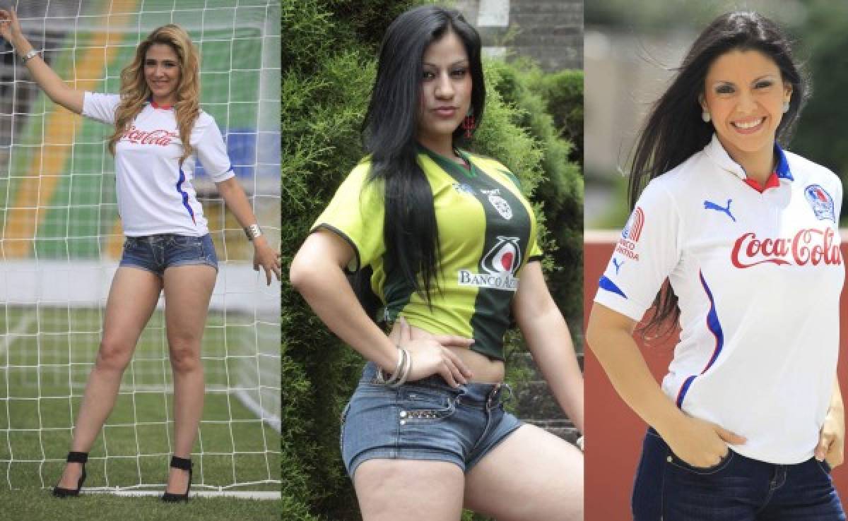 Las aficionadas más guapas de Marathón y Olimpia que mañana juegan en San Pedro Sula