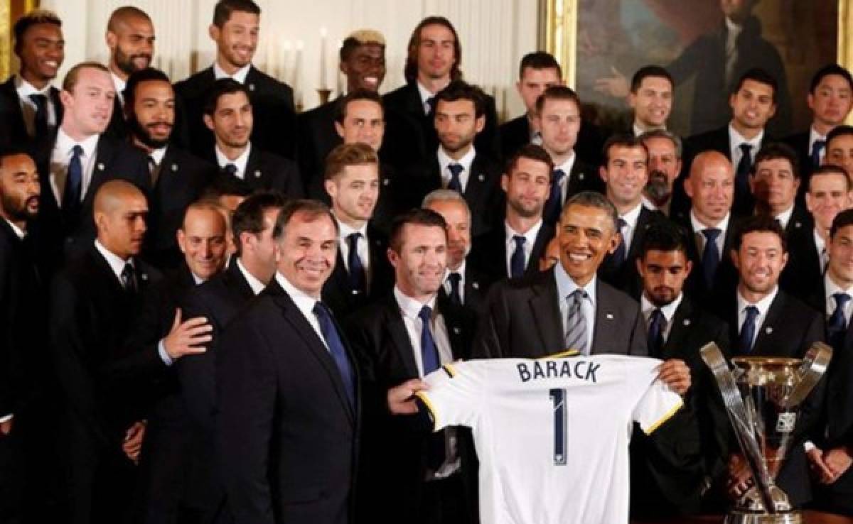 LA Galaxy visita a Barack Obama en la Casa Blanca