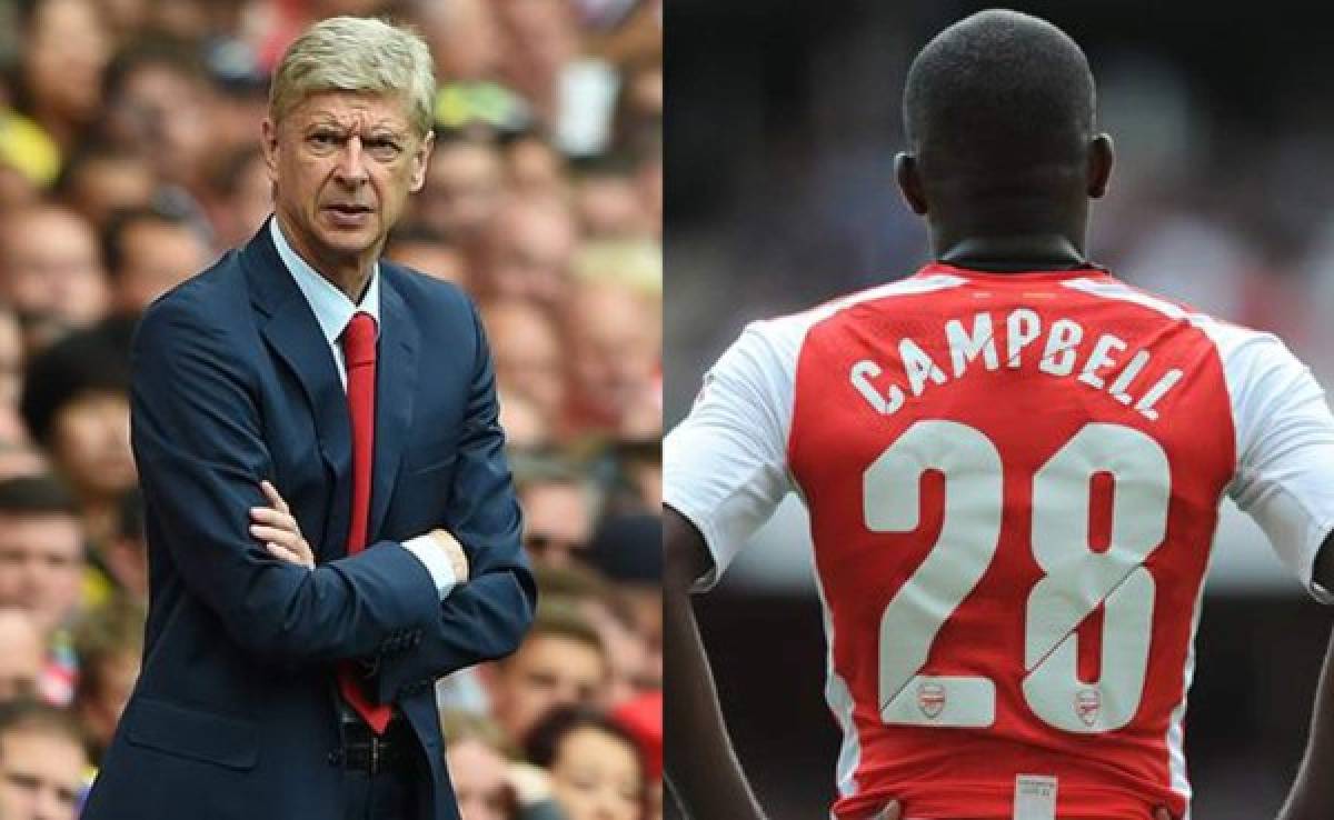 Wenger reconoce que oportunidades de Campbell en el Arsenal eran 'limitadas'