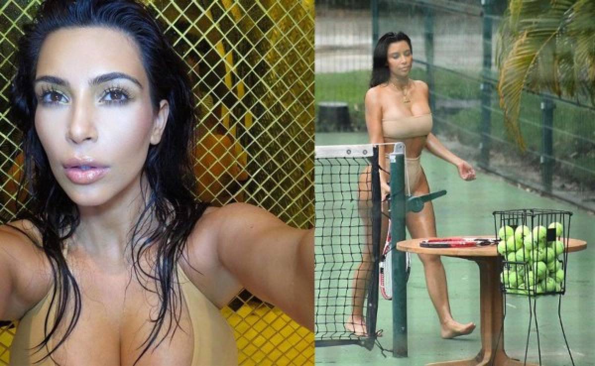 Kim Kardashian, la 'tenista' más sexy de las redes sociales