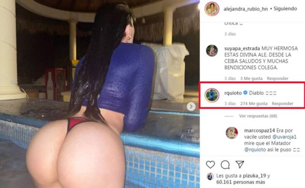 ¡Coqueto! La infartante foto que colgó presentadora de TV hondureña que 'volvió loco' a Romell Quioto