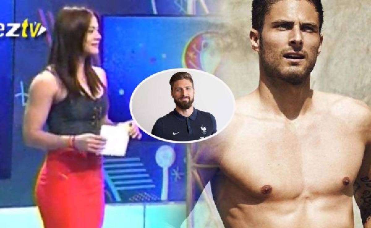 La pregunta sobre Oliver Giroud que dejó en jaque a la bella Isabel Zambrano