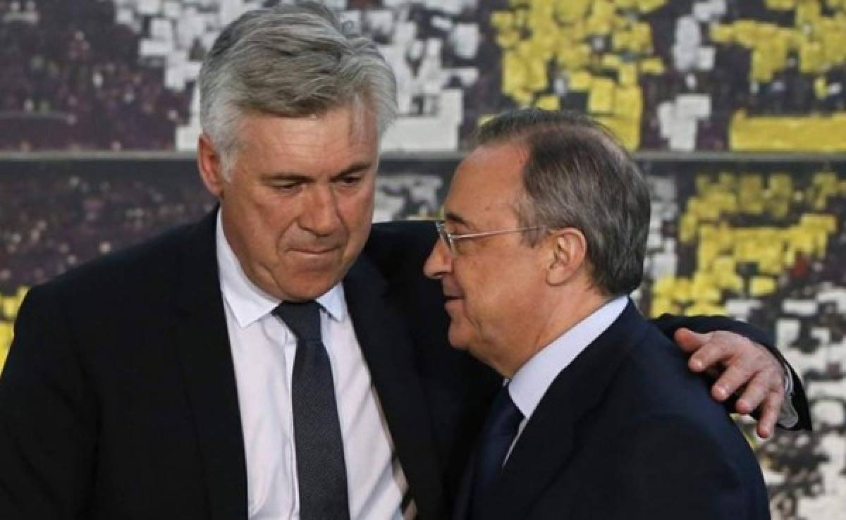 Florentino Pérez guarda silencio sobre futuro de Ancelotti