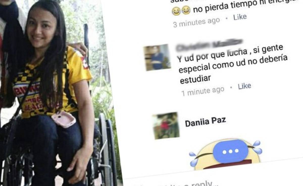 Críticas a hondureño por discriminar a aficionada de Real España en silla de ruedas