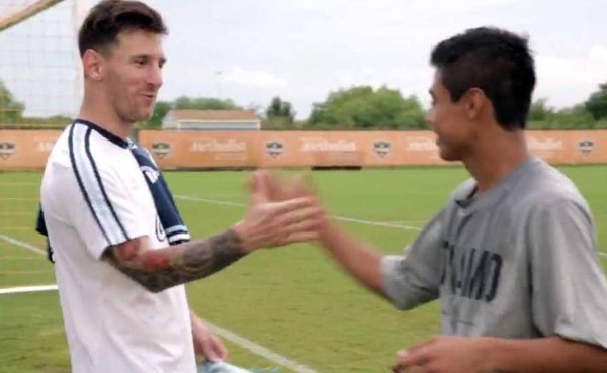 VIDEO: El saludo de Messi a reservistas del Houston Dynamo