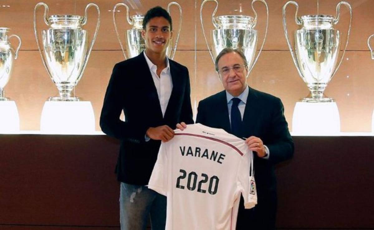 Real Madrid amplió contrato a Varane hasta 2020