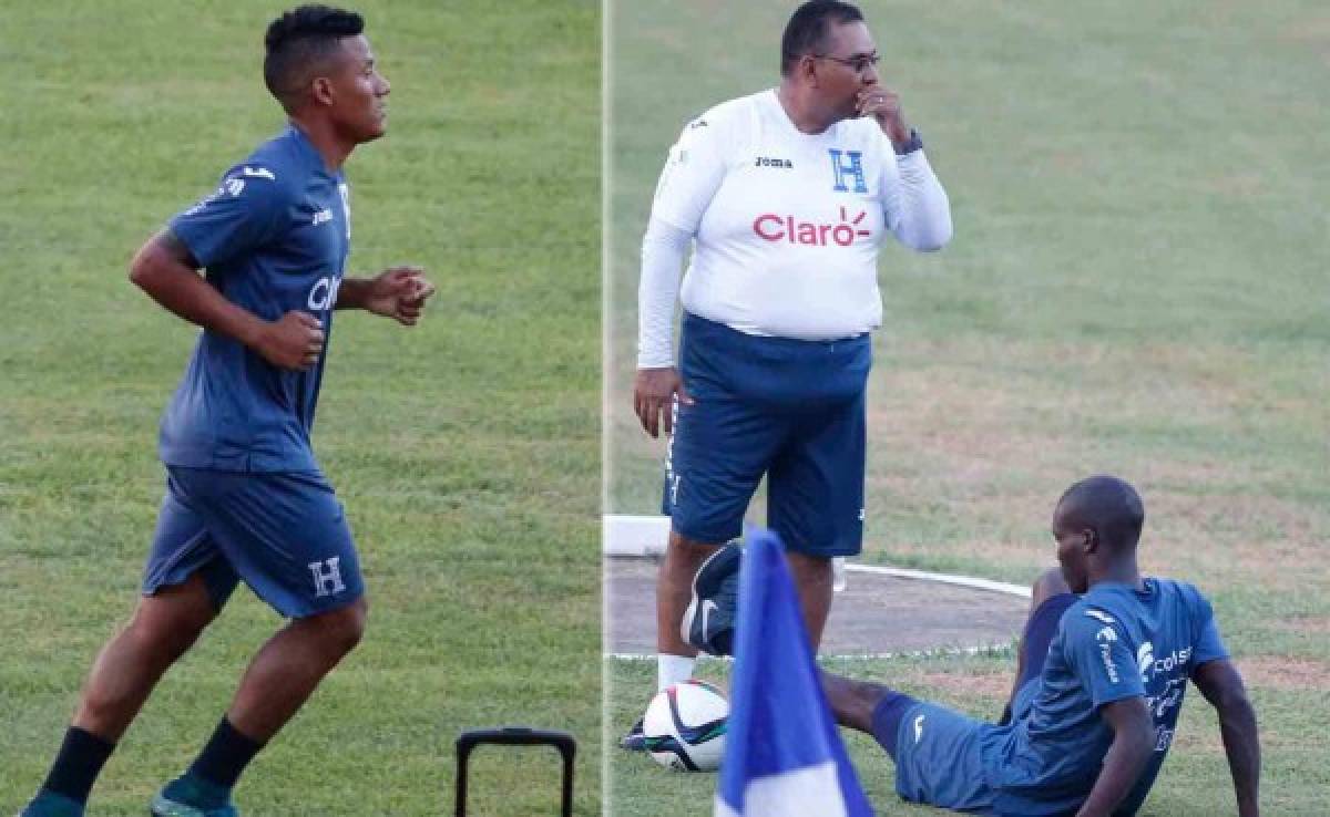 La Selección de Honduras se entrena con tres bajas por molestias