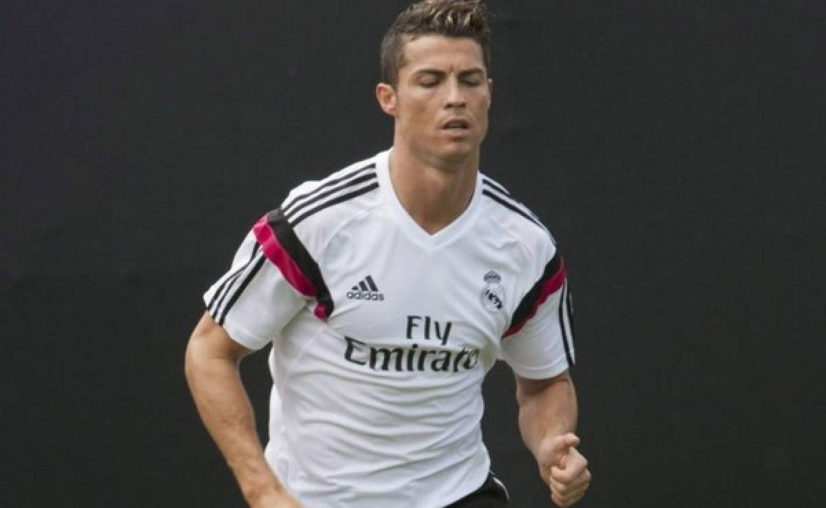 Cristiano Ronaldo aparece en entrenamiento del Real Madrid
