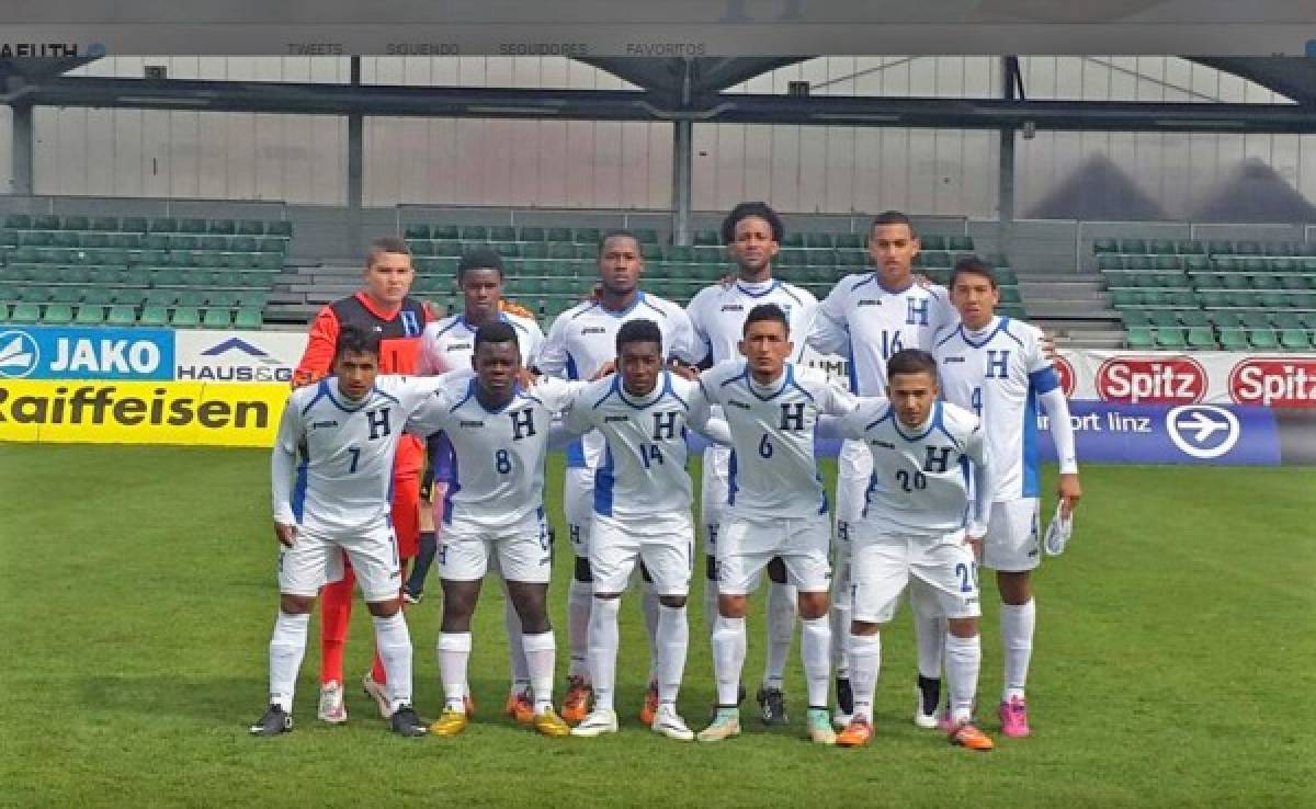 La Sub 20 de Honduras empata ante club austríaco y ahora va ante Brasil