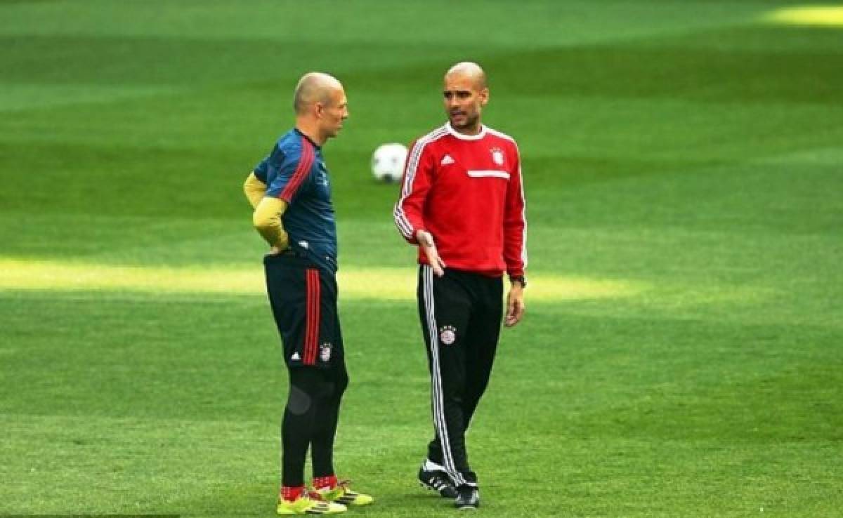Guardiola no descarta el regreso de Robben ante el Dortmund