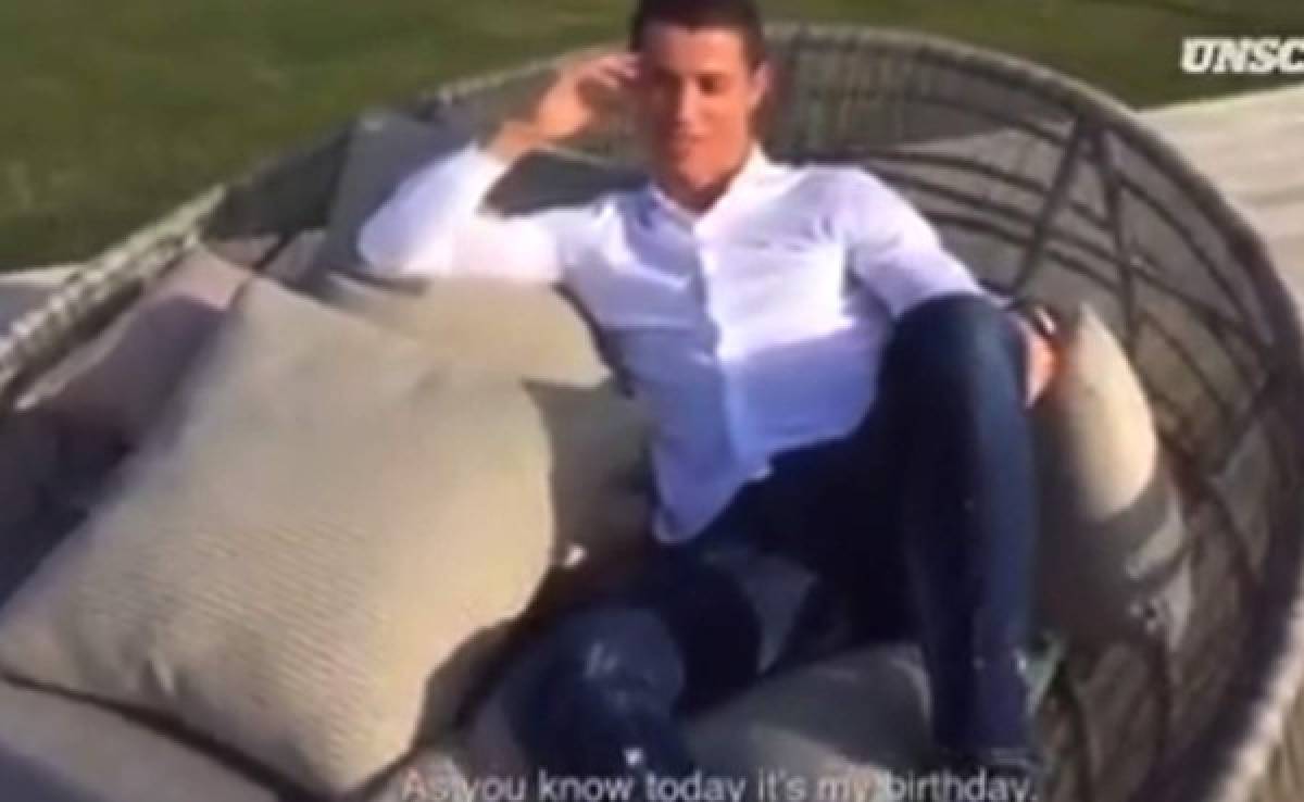 Video: Cristiano Ronaldo agradece a todos por sus felicitaciones
