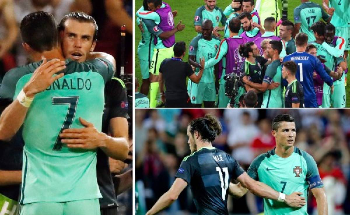 El abrazo de despedida de Cristiano Ronaldo a Gareth Bale