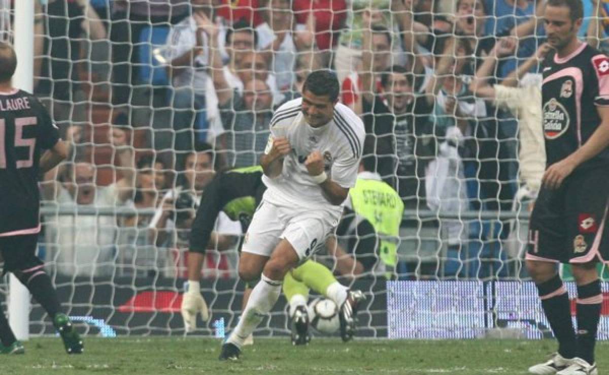 Se cumplen siete años del primer gol de Cristiano Ronaldo con el Real Madrid