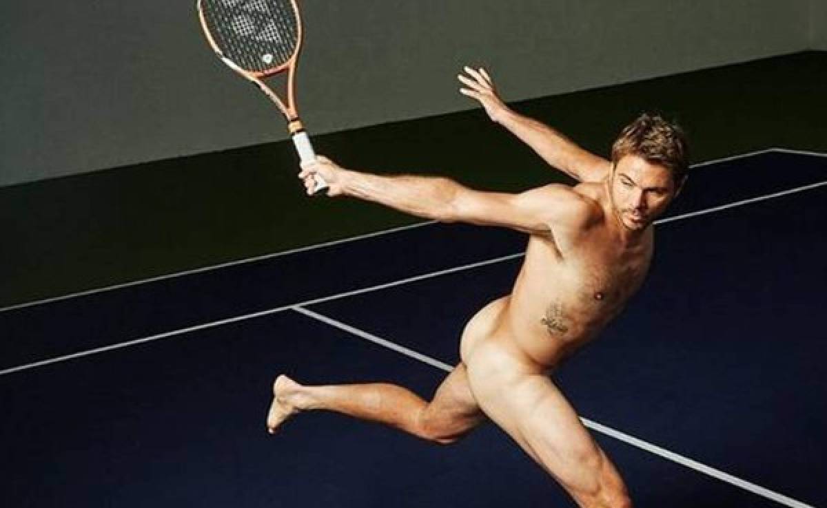 Tenista suizo Wawrinka posó desnudo para una sesión de fotos