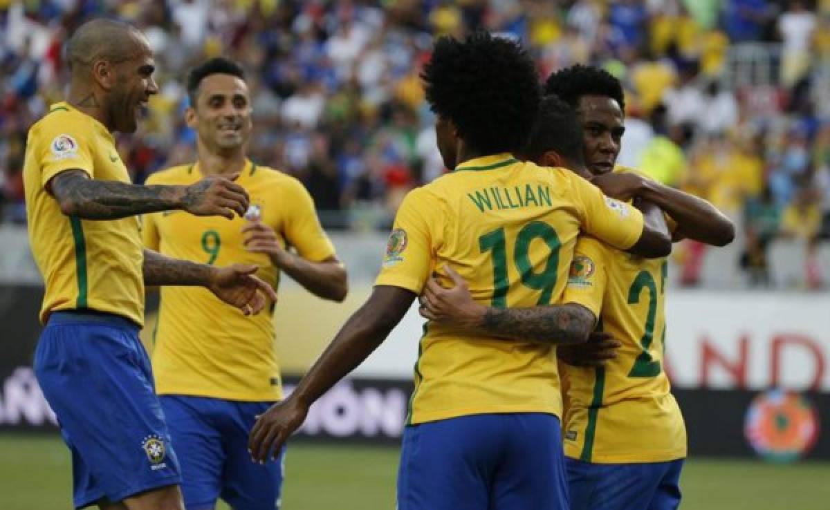 Brasil goleó 7-1 a la selección de Haití con un gran Coutinho 