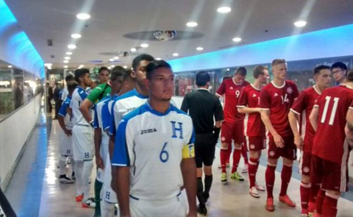 Selección olímpica de Honduras pierde amistoso ante Dinamarca
