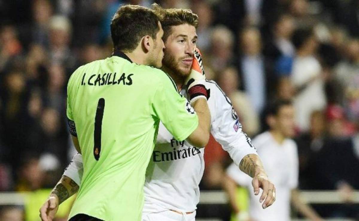 VIDEO: El beso de Iker Casillas a Sergio Ramos