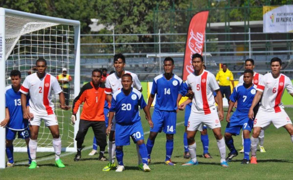 Tahití debuta en los Juegos del Pacífico con goleada 30-0