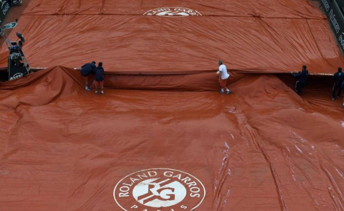 Suspenden toda la jornada de Roland Garros primera vez en 16 años
