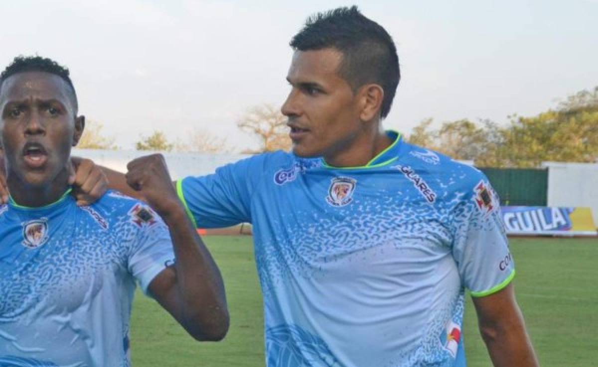 Hondureño Júnior Sandoval anota su primer gol en Colombia