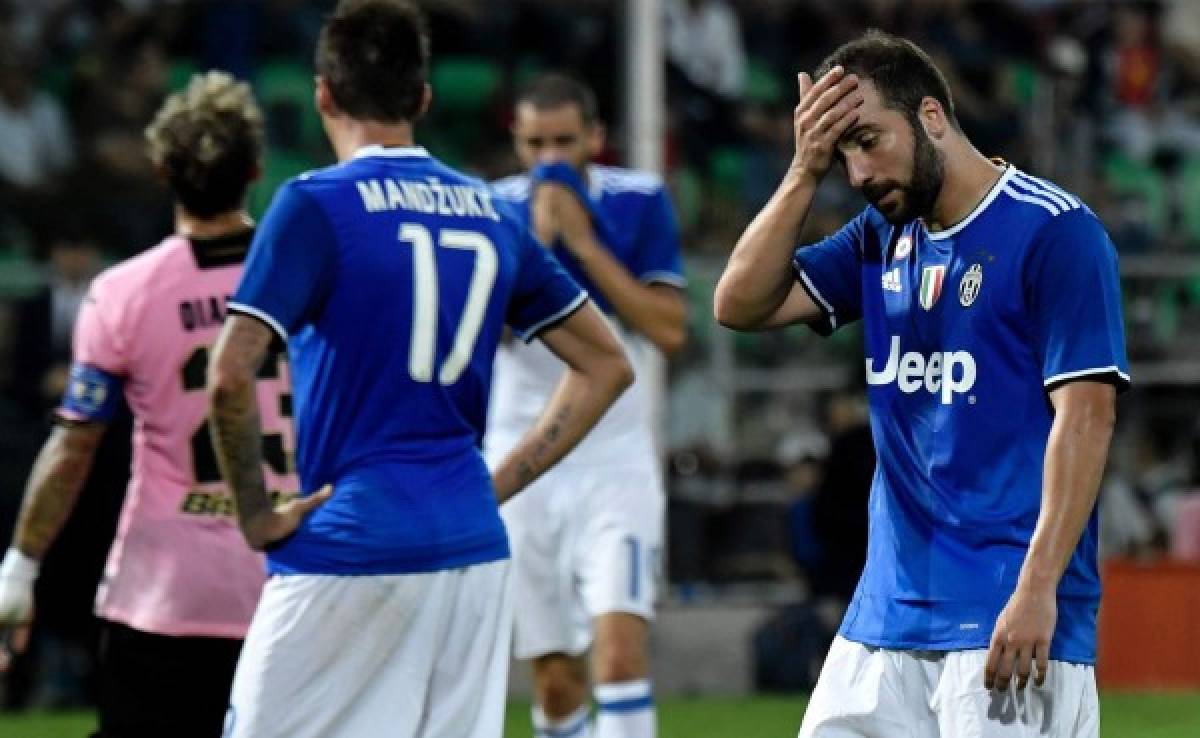 Juventus sufre para ganar en Palermo y se mantiene de líder en la Serie A