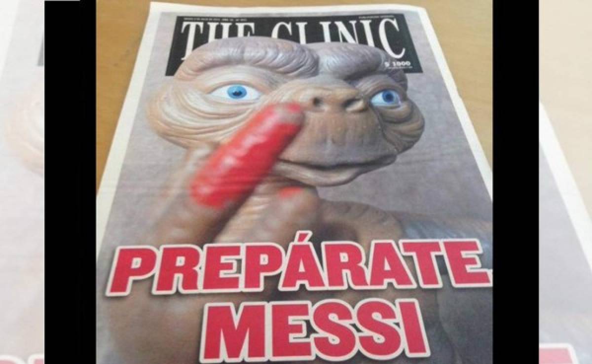 Revista chilena lanza provocadora portada hacia Lionel Messi