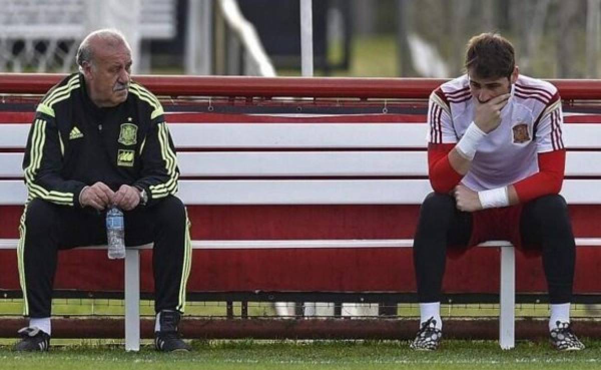 Vicente Del Bosque: 'He mandado un mensaje a los 22 jugadores menos a Casillas'