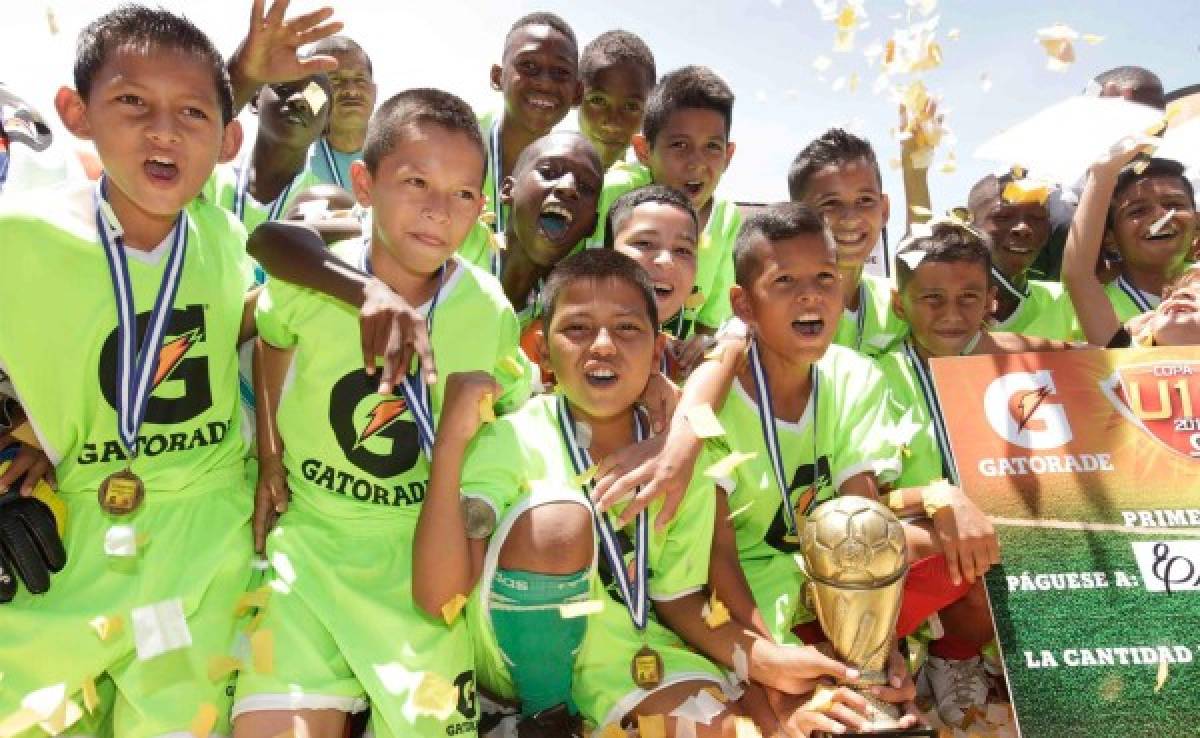 San Antonio de Tela se corona campeón de Copa Gatorade Sub-12