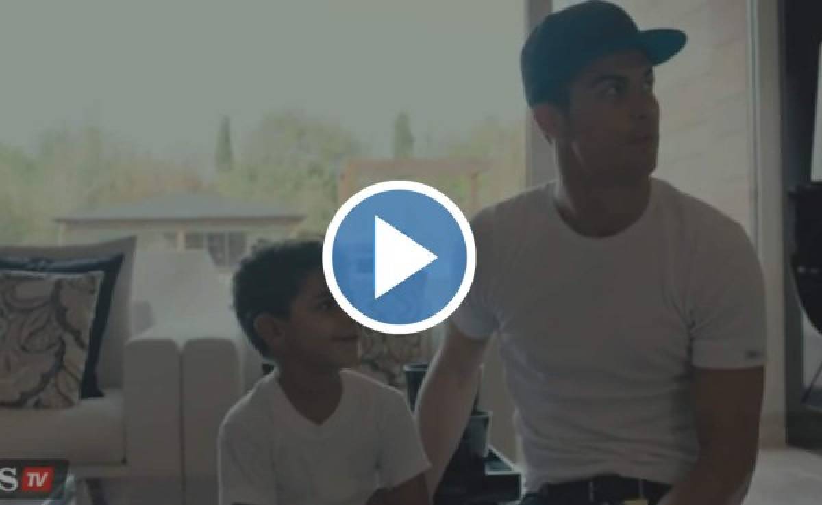 VIDEO: Cristiano Ronaldo muestra su verdadero lado como padre