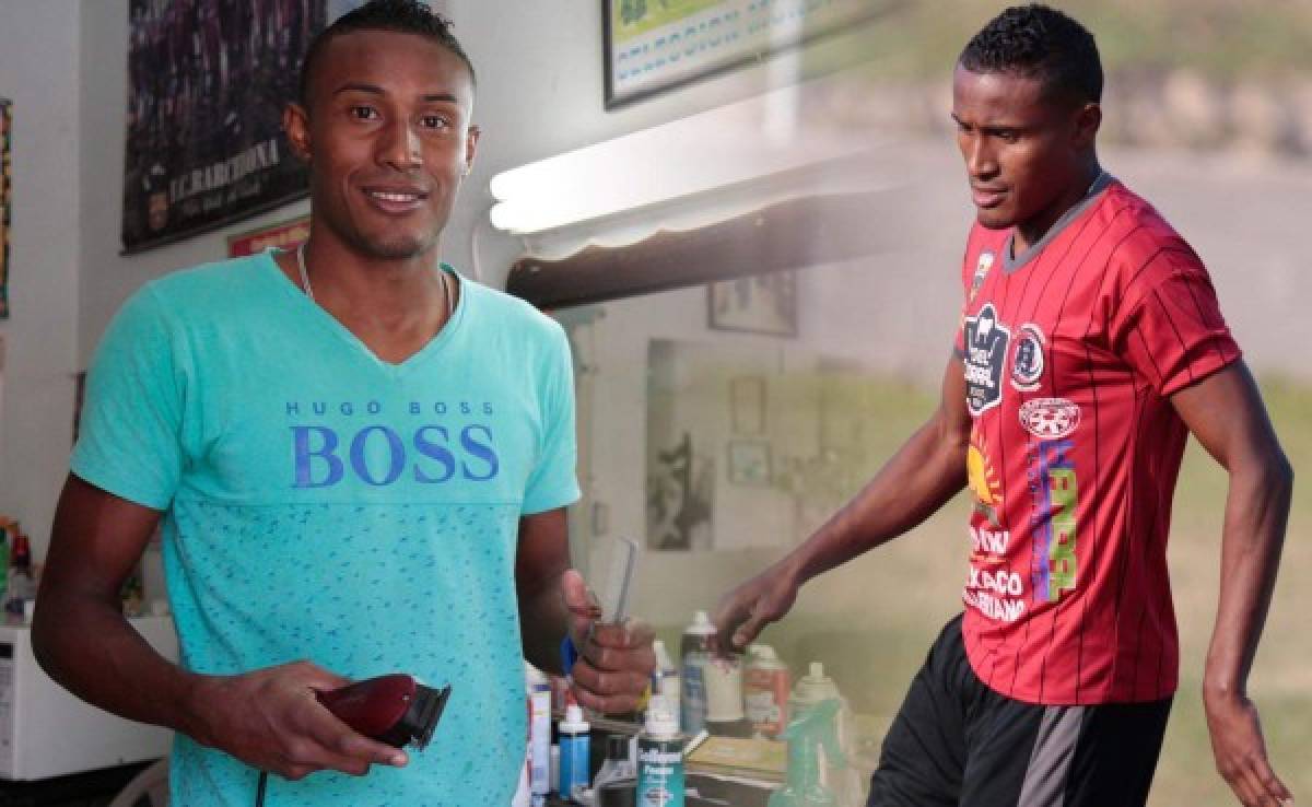 Eliú y su historia como futbolista y barbero de la Liga de Ascenso en Honduras